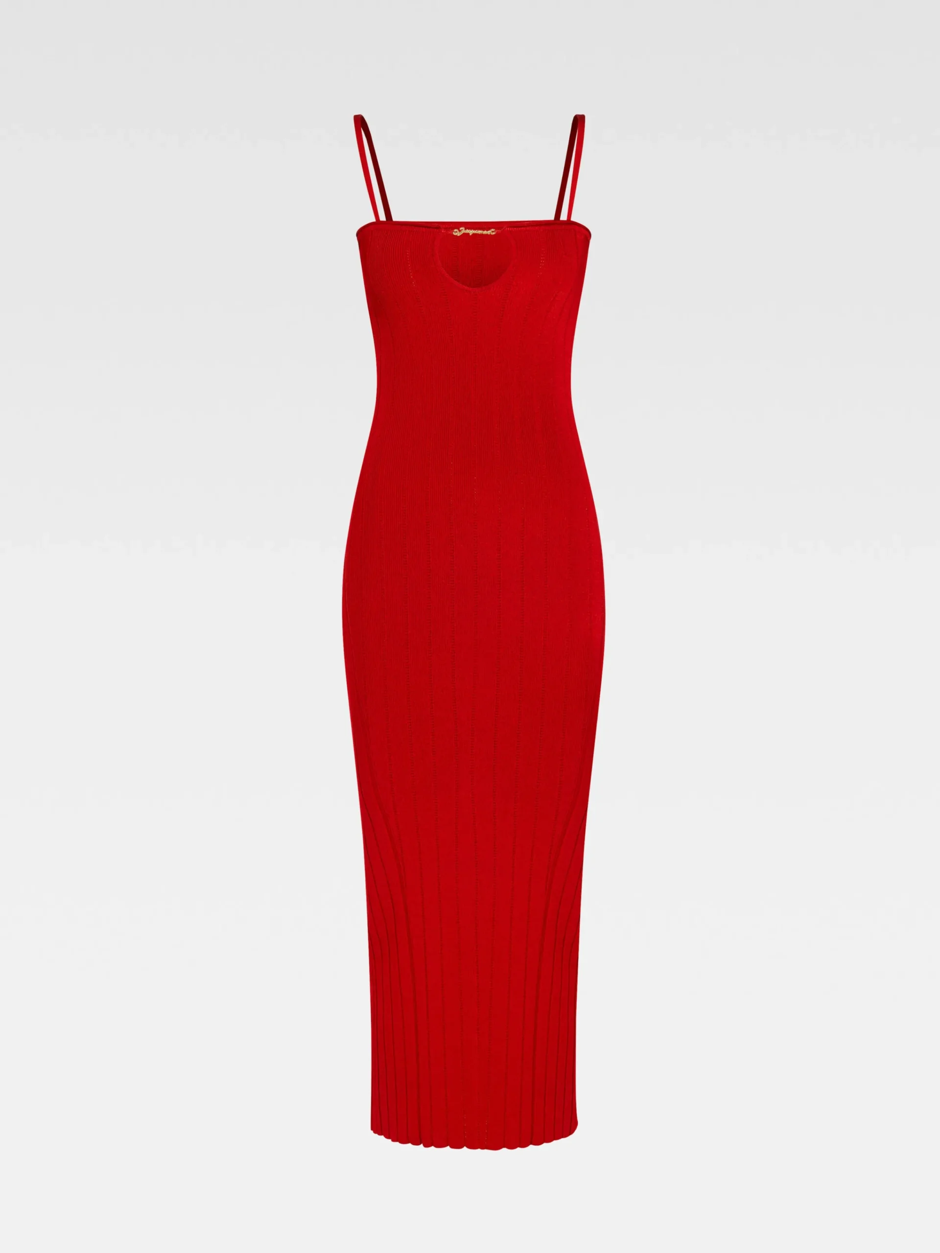 Online Jacquemus De Sierra jurk met bandjes DarkRed