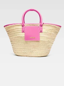 Discount Jacquemus De Soli mand NeonPink