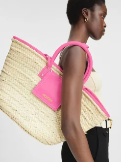 Discount Jacquemus De Soli mand NeonPink