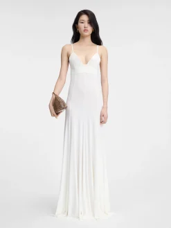 New Jacquemus De Spalla jurk White