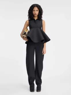 Best Jacquemus De Spalla top Black