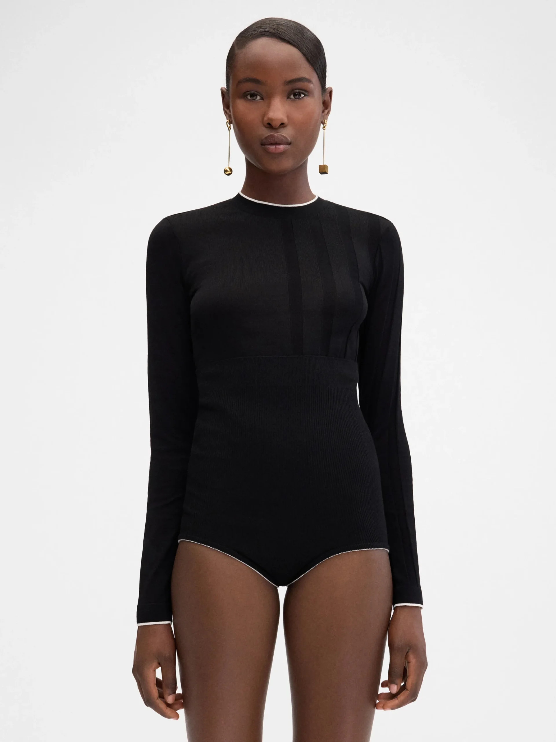 Hot Jacquemus De Spiaggia gebreide shorts Black