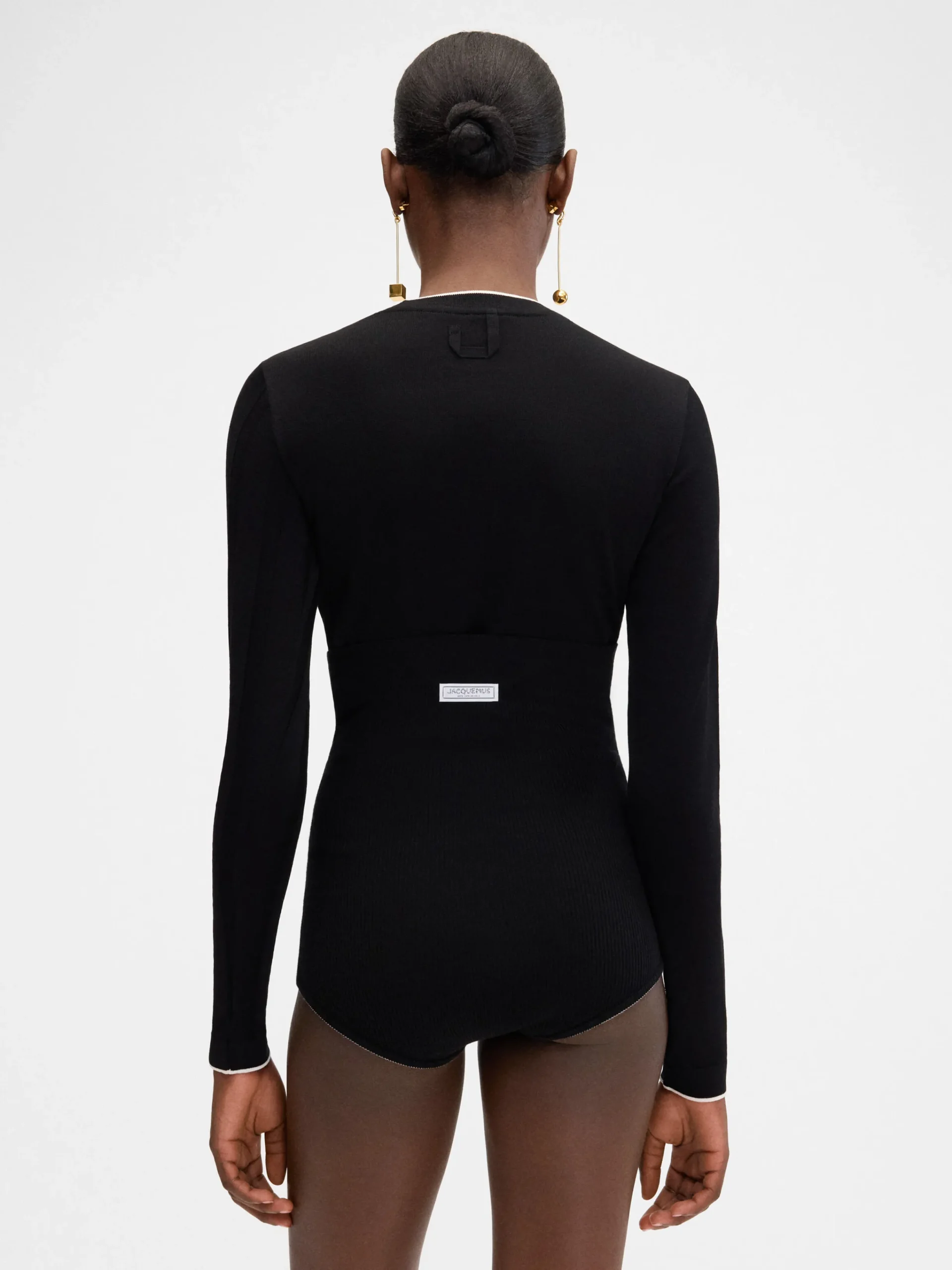 Hot Jacquemus De Spiaggia gebreide shorts Black
