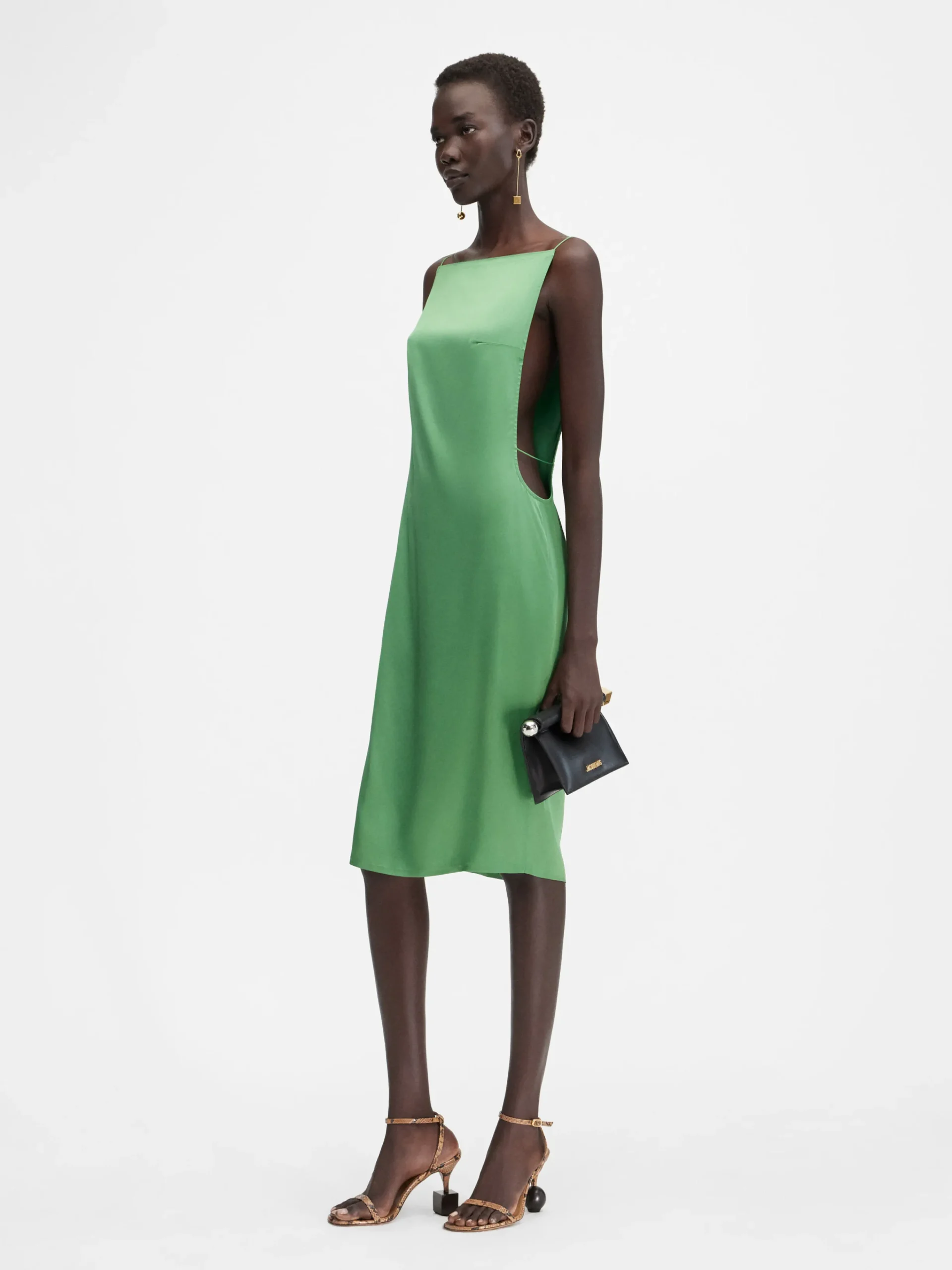 New Jacquemus De Spoglio jurk Green