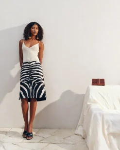Hot Jacquemus De Tozzi-rok Black&WhiteZebra