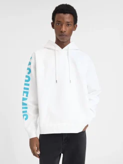 Discount Jacquemus De Typo hoodie Multi-White