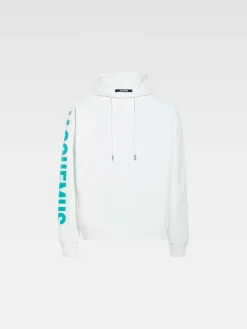 Discount Jacquemus De Typo hoodie Multi-White