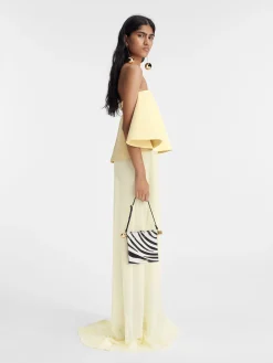 Sale Jacquemus De Vela jurk PaleYellow2