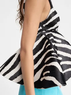 Hot Jacquemus De Vela top Black&WhiteZebra