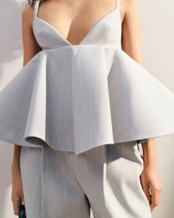 New Jacquemus De Vela top LightGrey