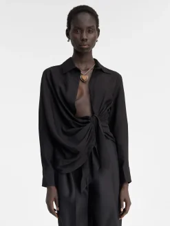 Fashion Jacquemus Het Bahia shirt Black