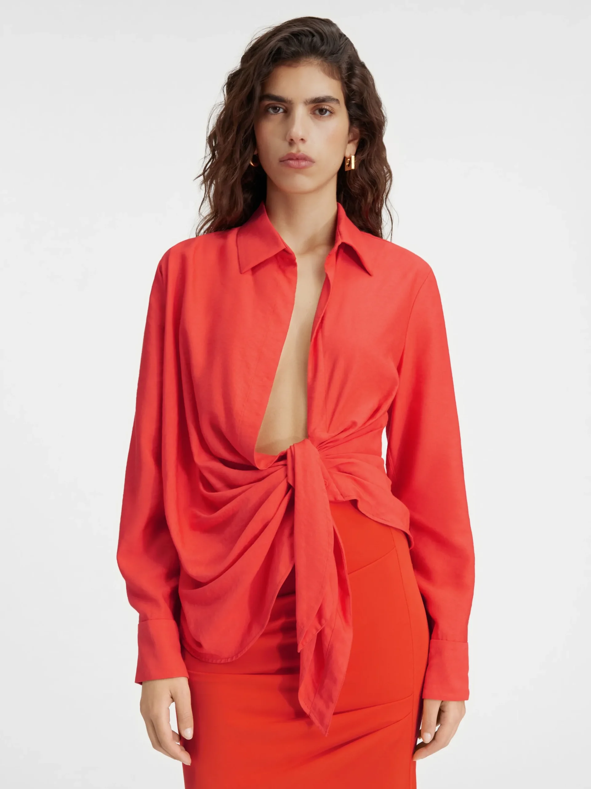 Best Jacquemus Het Bahia shirt Orange
