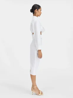Fashion Jacquemus Het Bahia shirt met korte pasvorm White