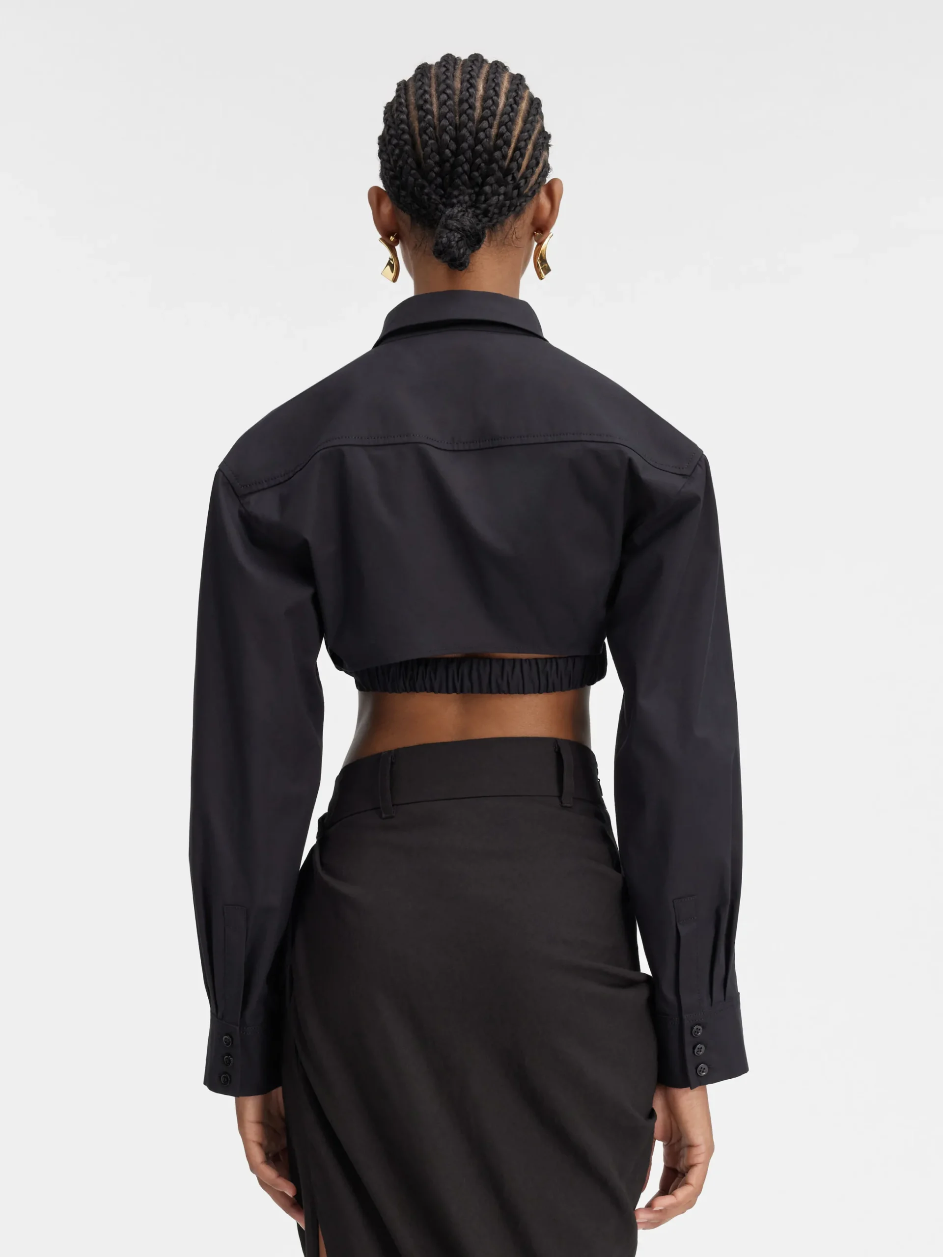 Sale Jacquemus Het Bahia shirt met korte pasvorm Black