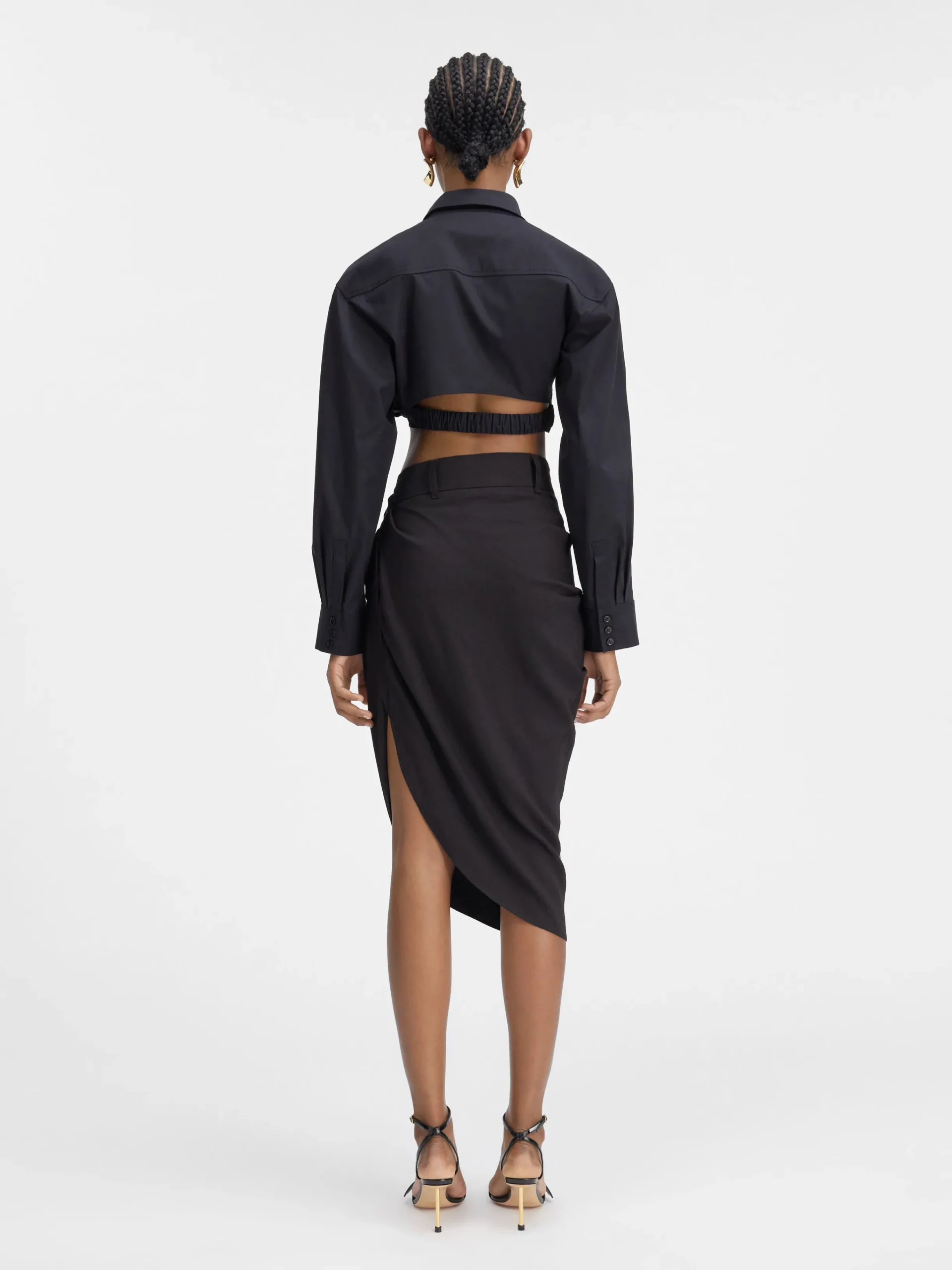 Sale Jacquemus Het Bahia shirt met korte pasvorm Black