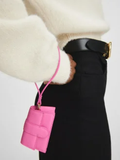 Discount Jacquemus Het Bambino hoesje met klep NeonPink