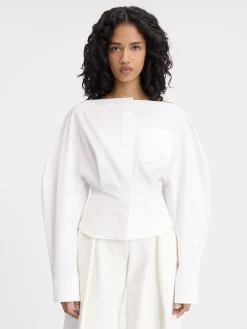 Outlet Jacquemus Het Barco shirt White