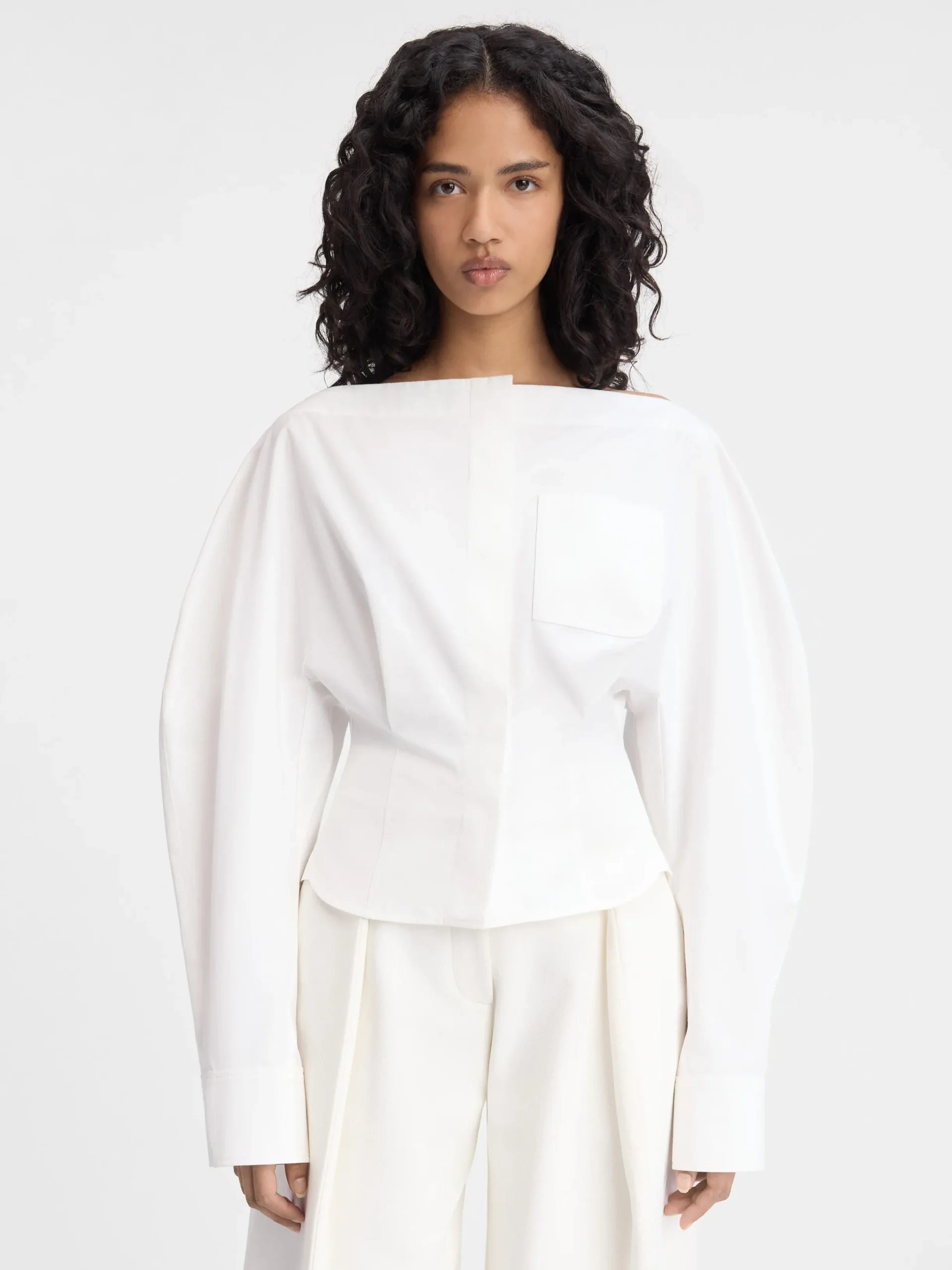 Outlet Jacquemus Het Barco shirt White