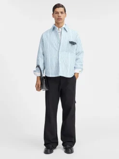 Online Jacquemus Het Boulanger shirt PrintBlueStripes