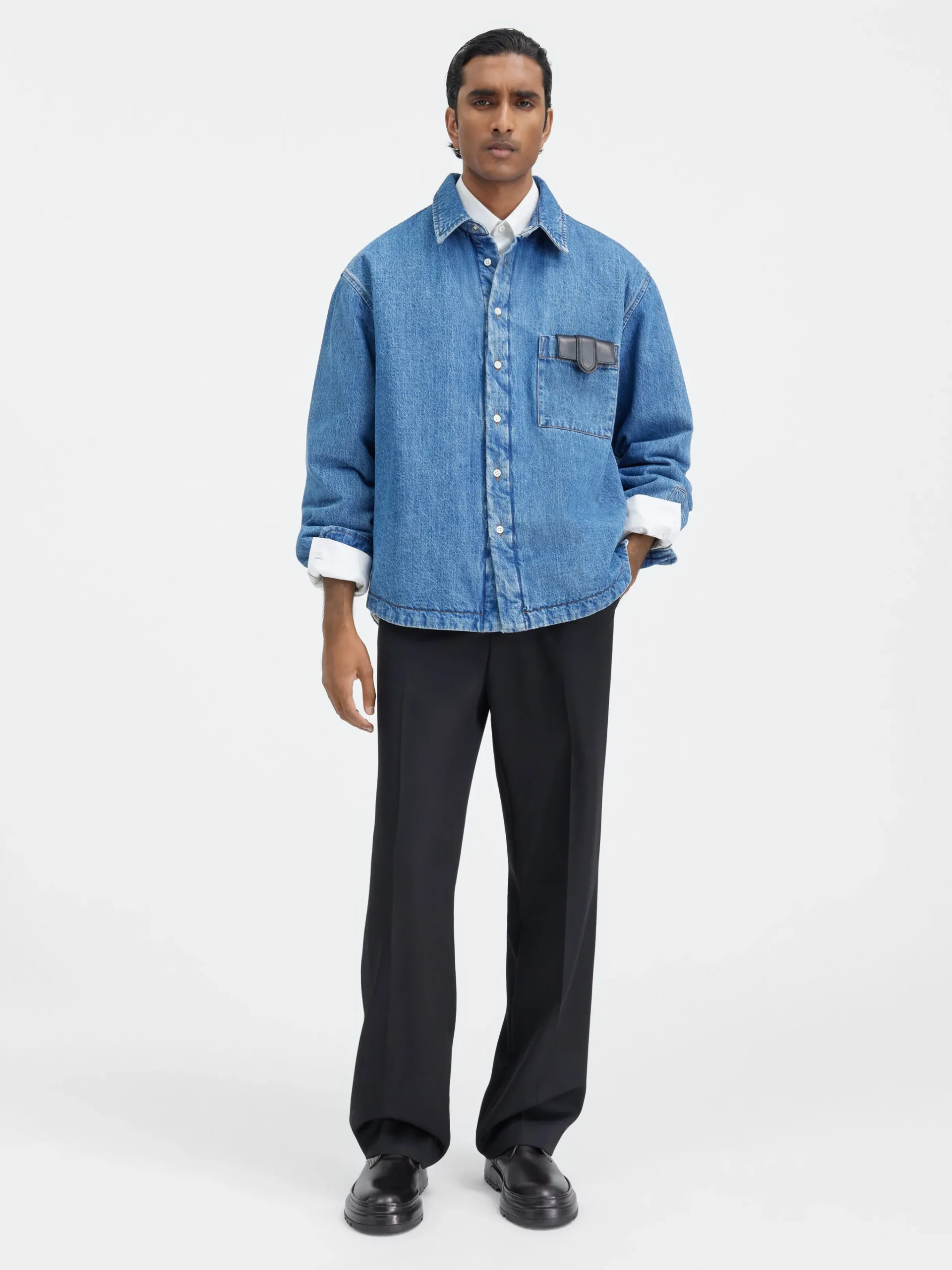 Online Jacquemus Het Boulanger shirt Blue/Tabac