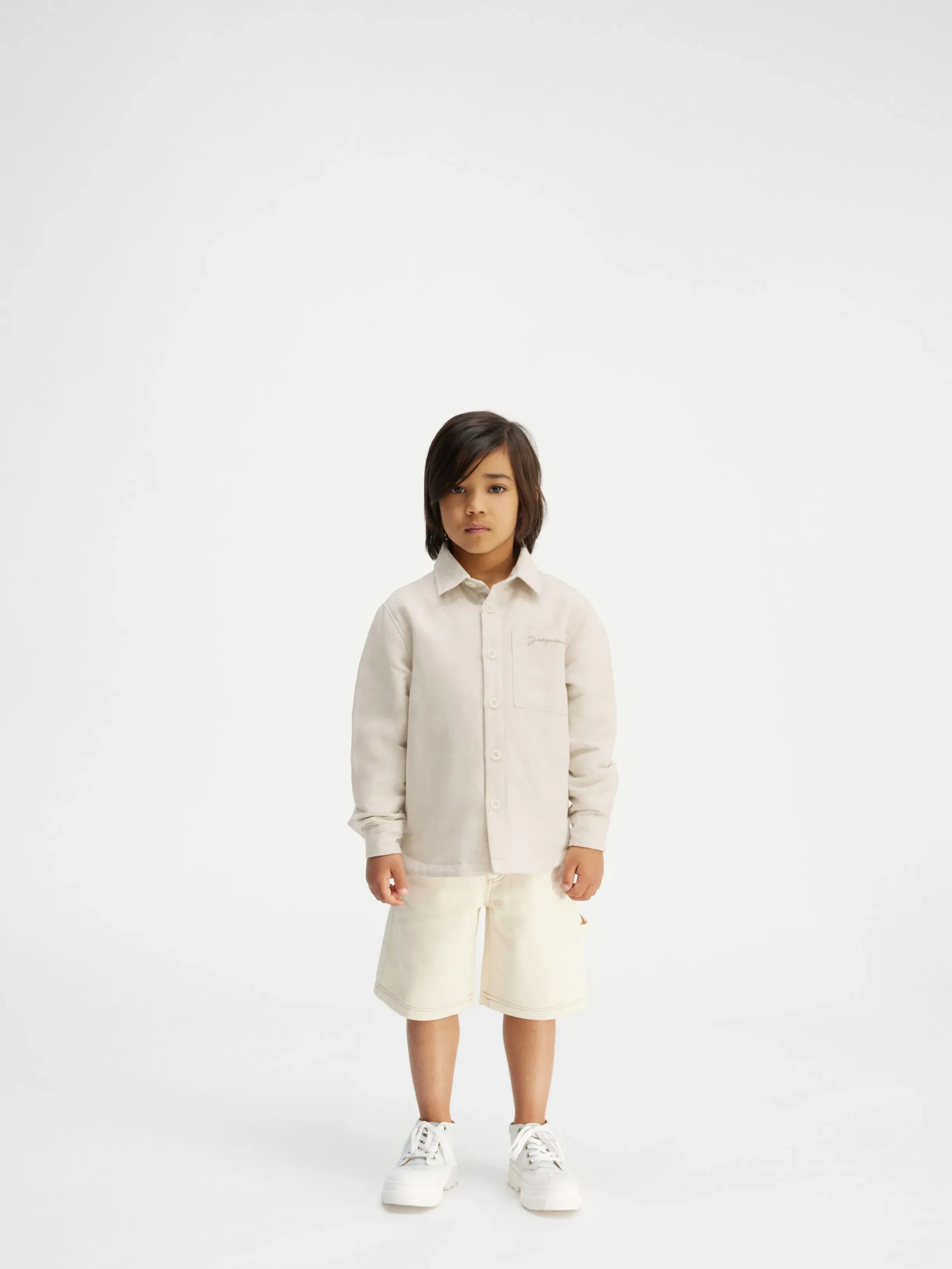 Sale Jacquemus Het Boulanger shirt voor kinderen LightBeige