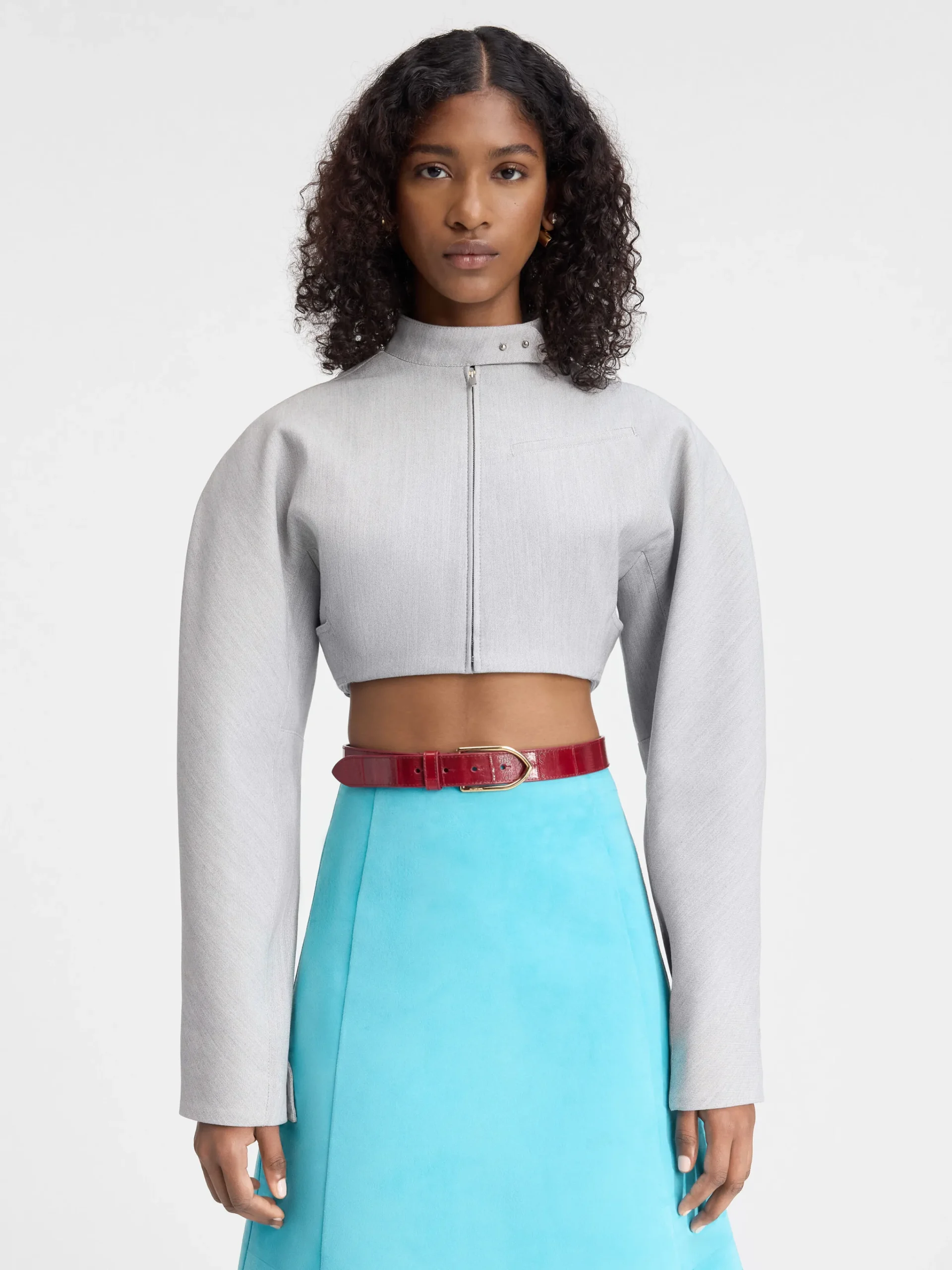 New Jacquemus Het Cabri jasje LightGrey