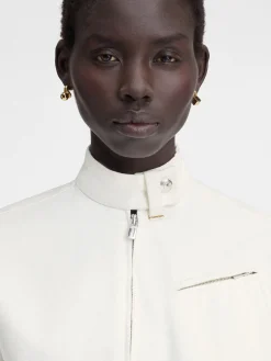Hot Jacquemus Het Cabrio de-N&icirc;mes denim jack Off-White