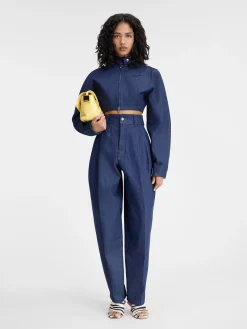 Fashion Jacquemus Het Cabrio de-Nîmes denim jack Navy