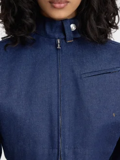 Fashion Jacquemus Het Cabrio de-N&icirc;mes denim jack Navy