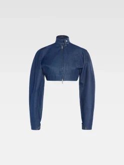 Fashion Jacquemus Het Cabrio de-N&icirc;mes denim jack Navy