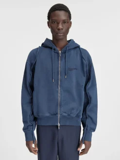 Discount Jacquemus Het Camargue sweatshirt met rits DarkNavy
