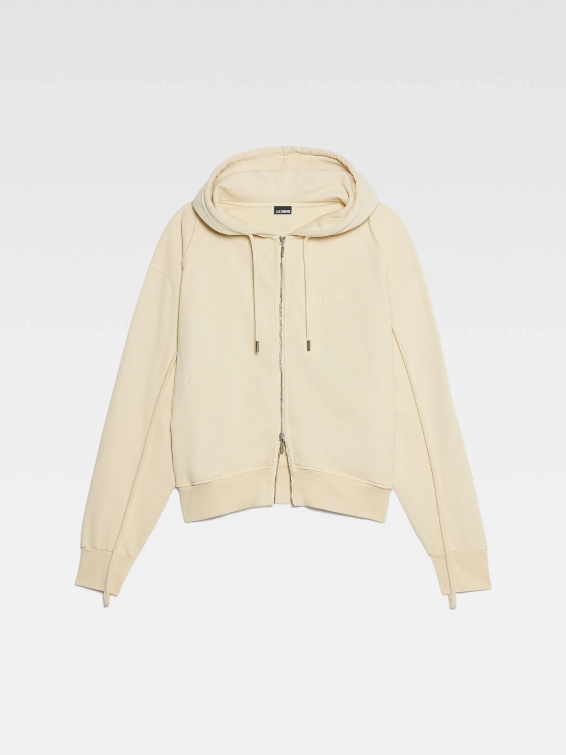 Outlet Jacquemus Het Camargue sweatshirt met rits LightBeige