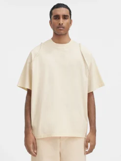 Fashion Jacquemus Het Camargue T-shirt LightBeige