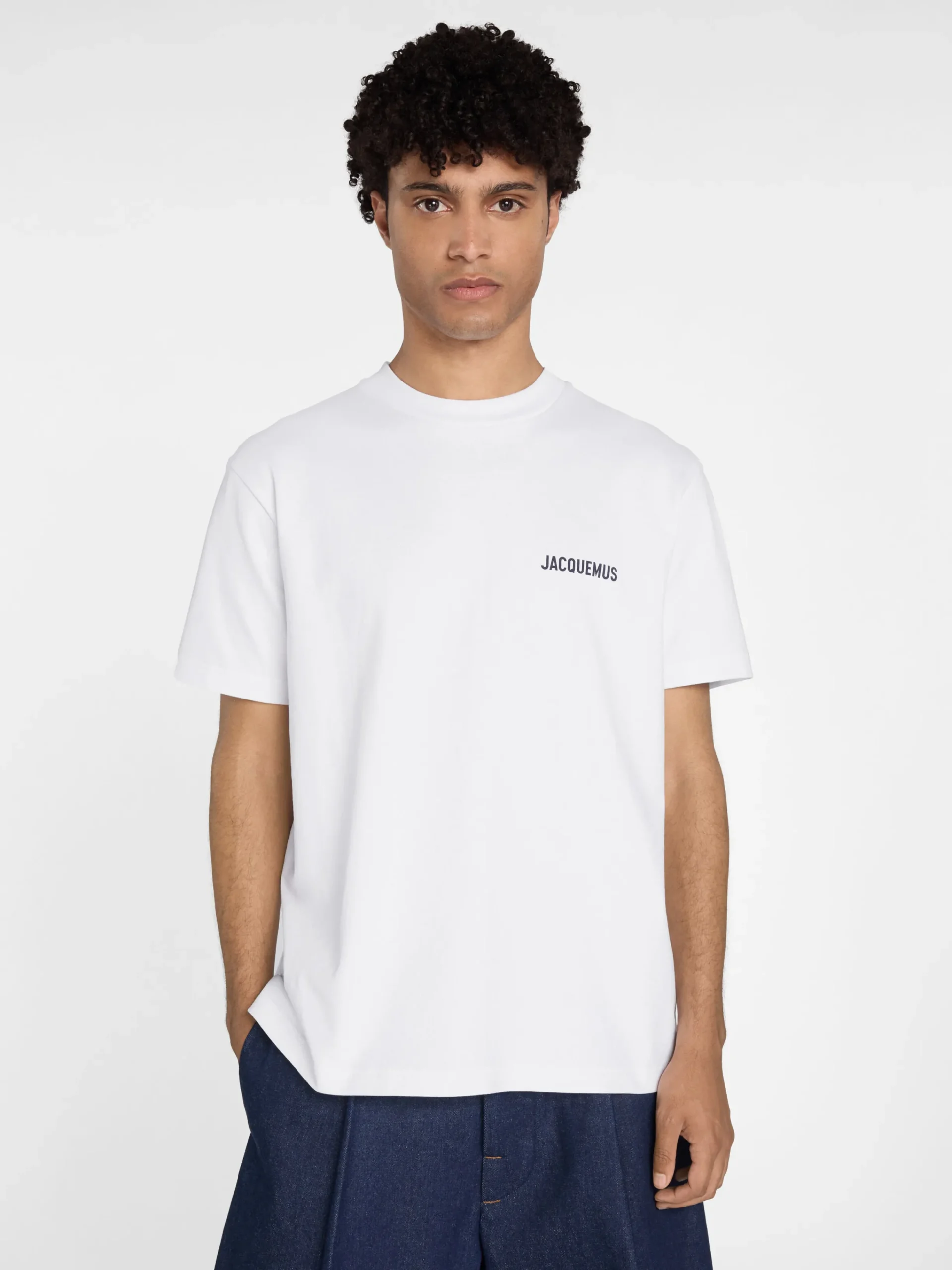 Sale Jacquemus Het Capri T-shirt met adres Capriwhite
