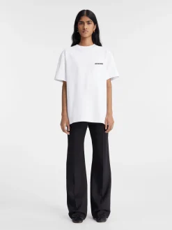 Sale Jacquemus Het Capri T-shirt met adres Capriwhite