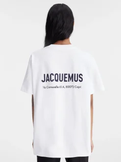 Sale Jacquemus Het Capri T-shirt met adres Capriwhite
