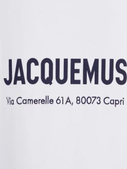 Sale Jacquemus Het Capri T-shirt met adres Capriwhite