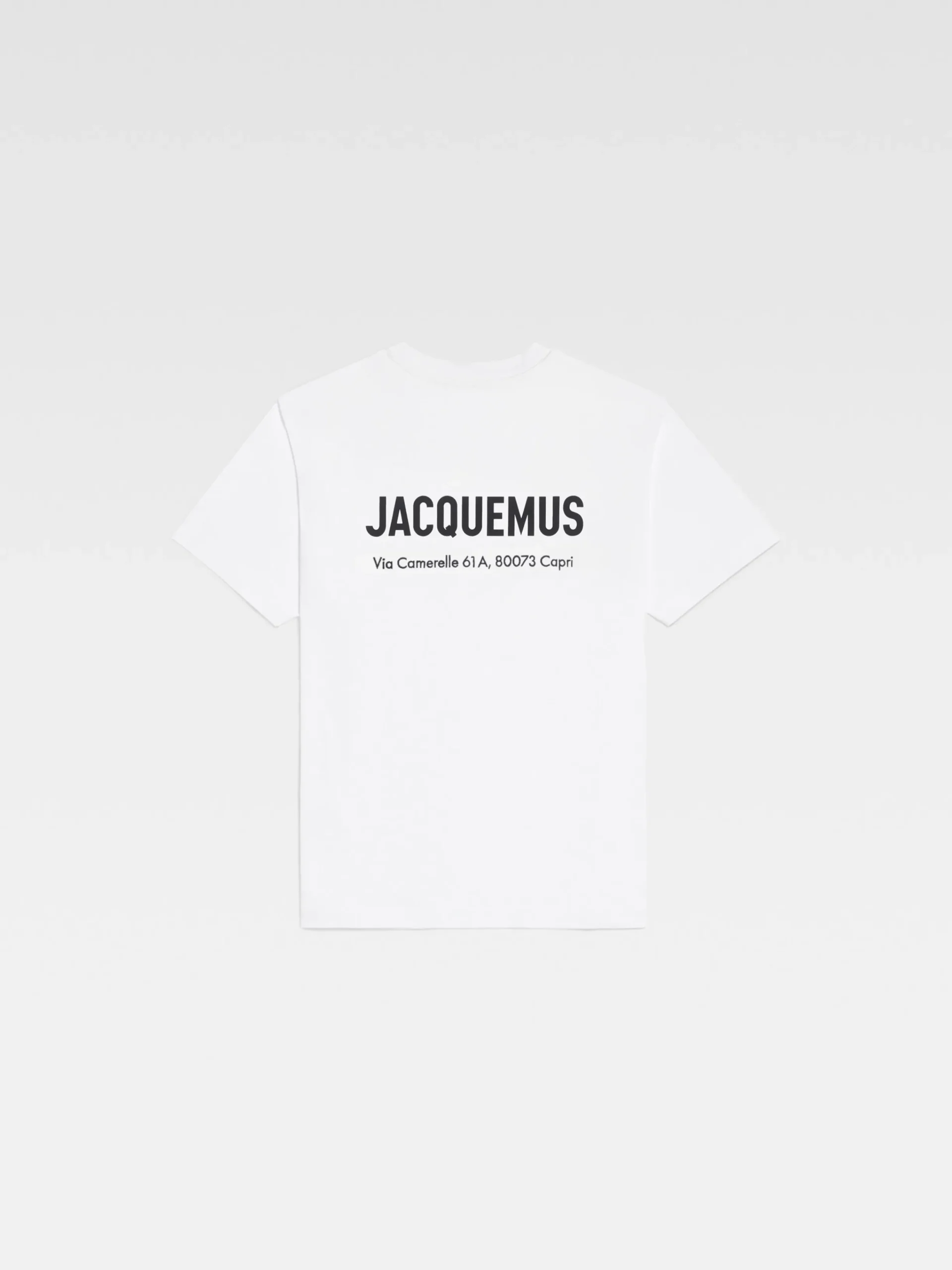 Sale Jacquemus Het Capri T-shirt met adres Capriwhite