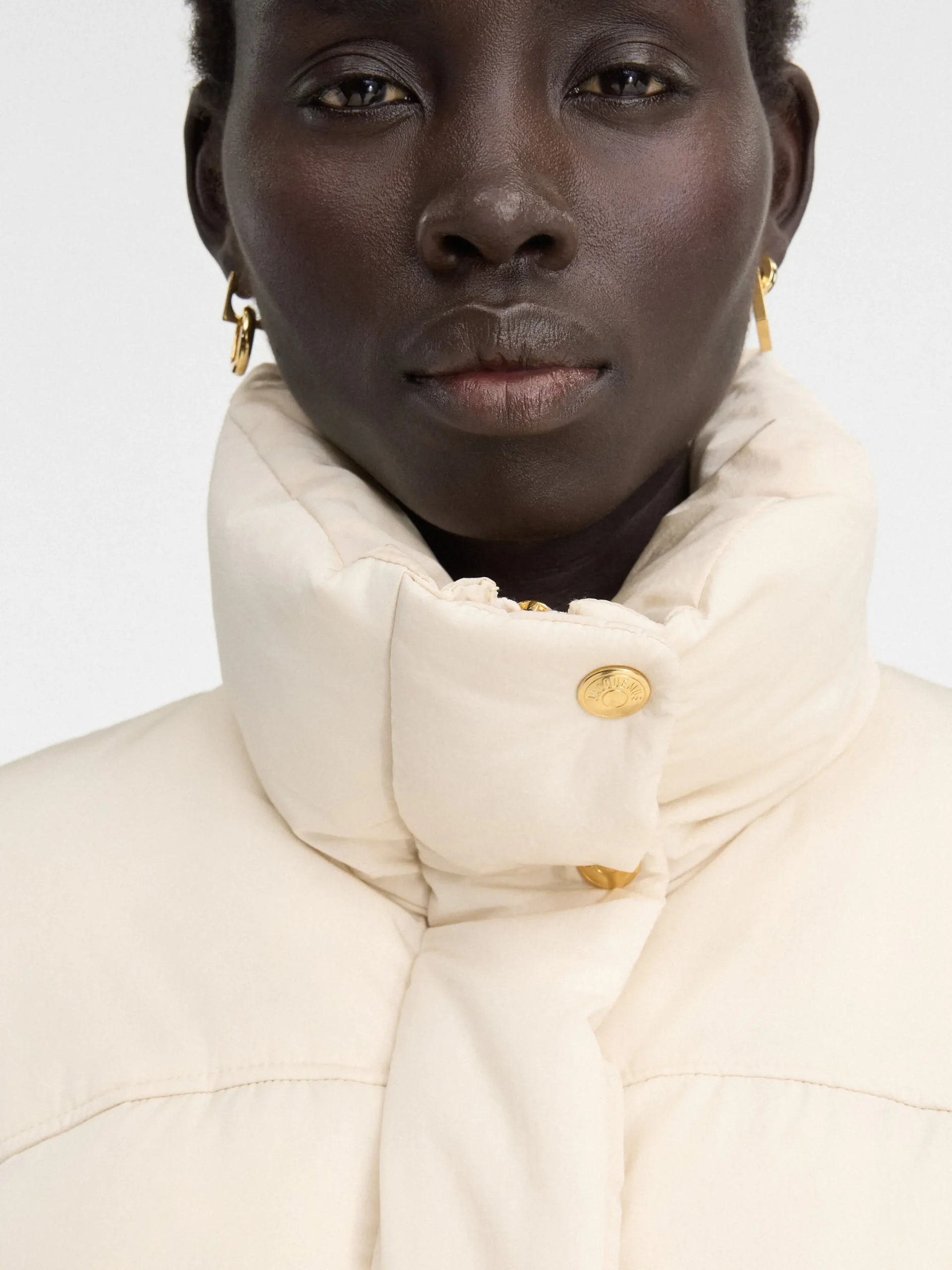 Best Jacquemus Het Caraco cropped gewatteerde jasje Off-White