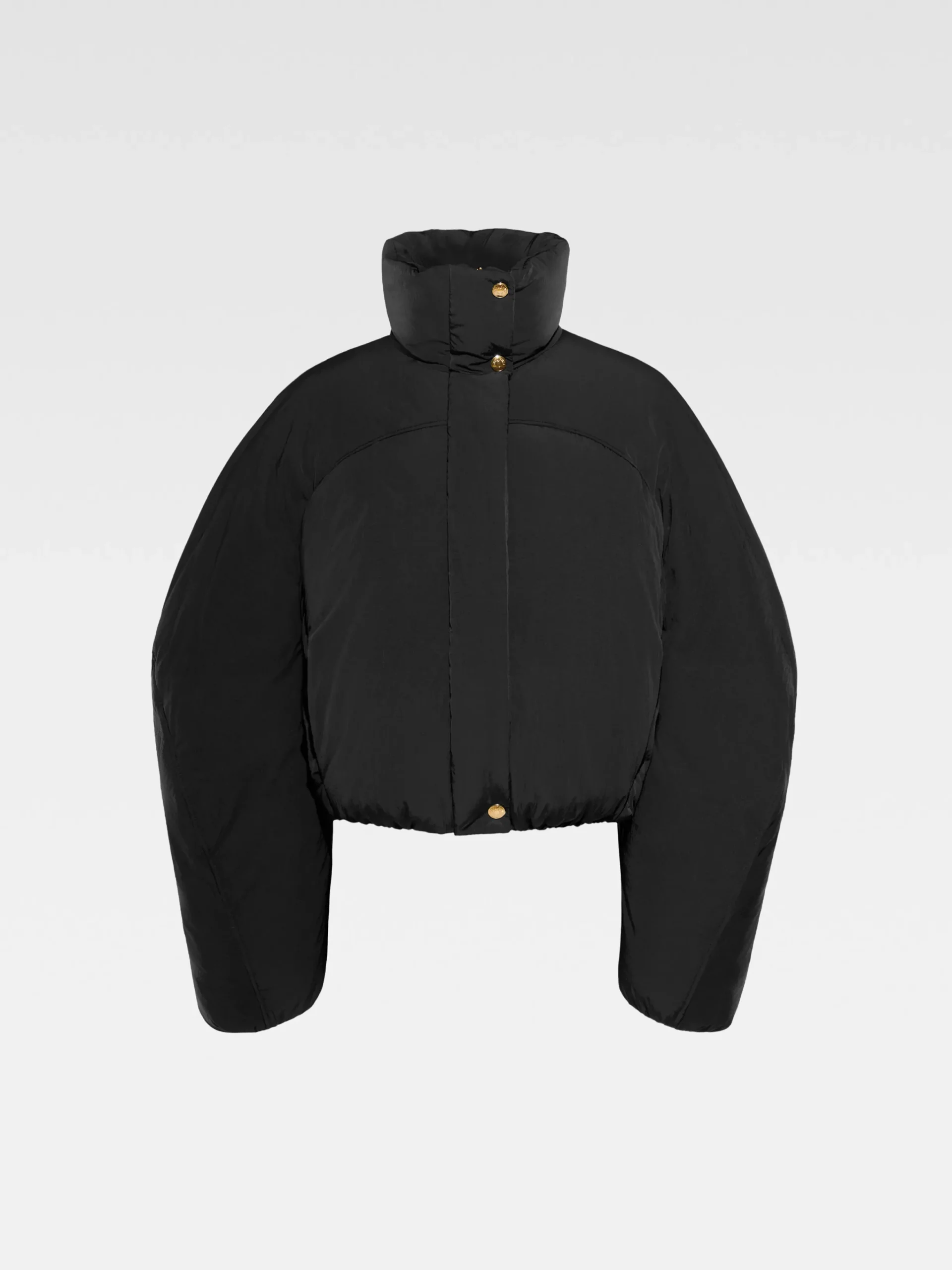 Discount Jacquemus Het Caraco cropped gewatteerde jasje Black