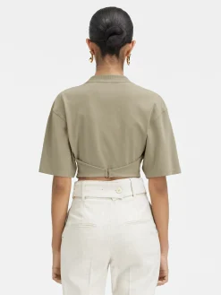 Clearance Jacquemus Het Caraco T-shirt LightKhaki