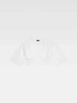 Hot Jacquemus Het Caraco T-shirt White