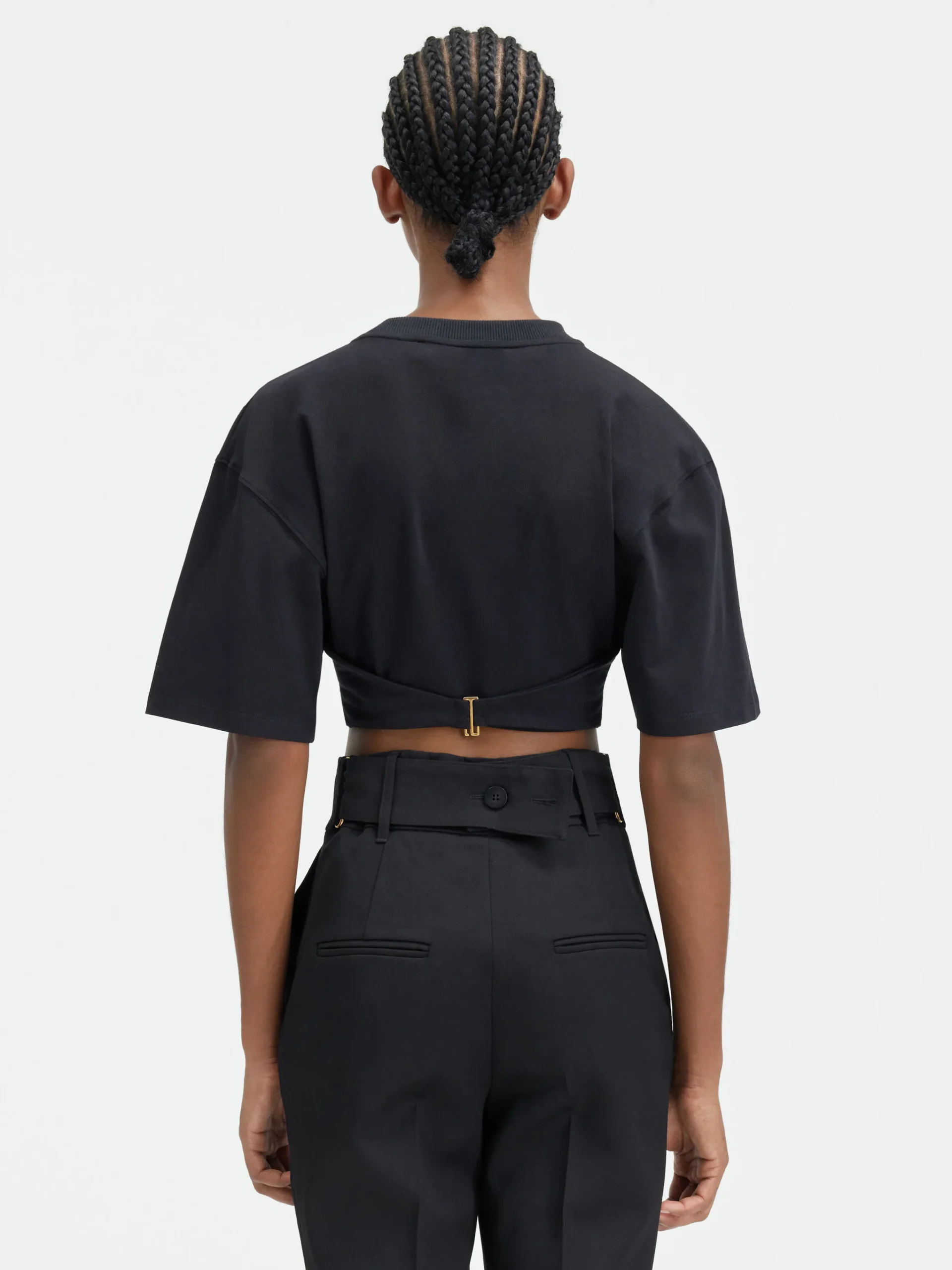 Hot Jacquemus Het Caraco T-shirt Black