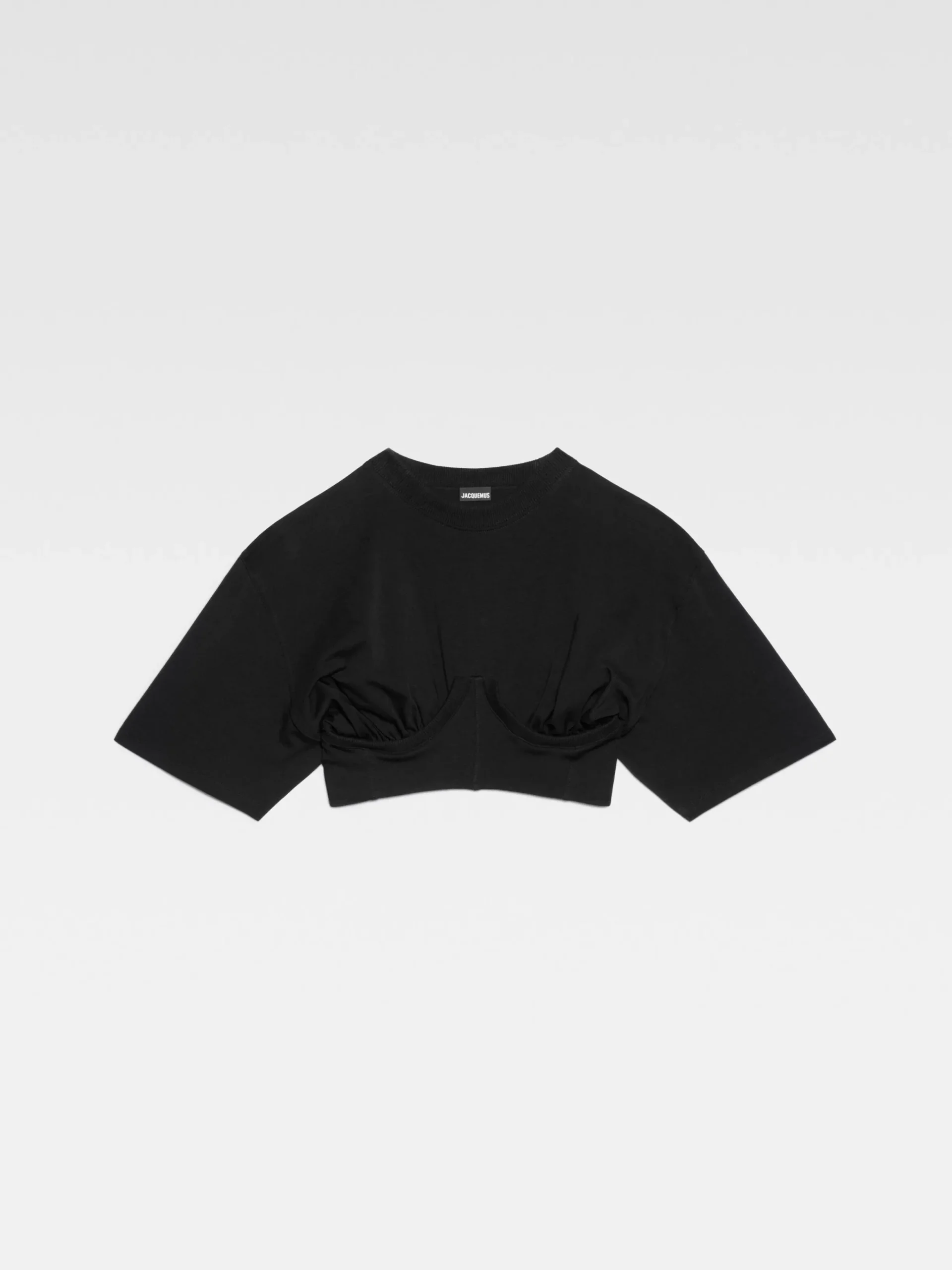 Hot Jacquemus Het Caraco T-shirt Black