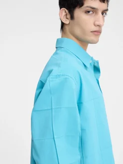Hot Jacquemus Het Corto shirt Turquoise