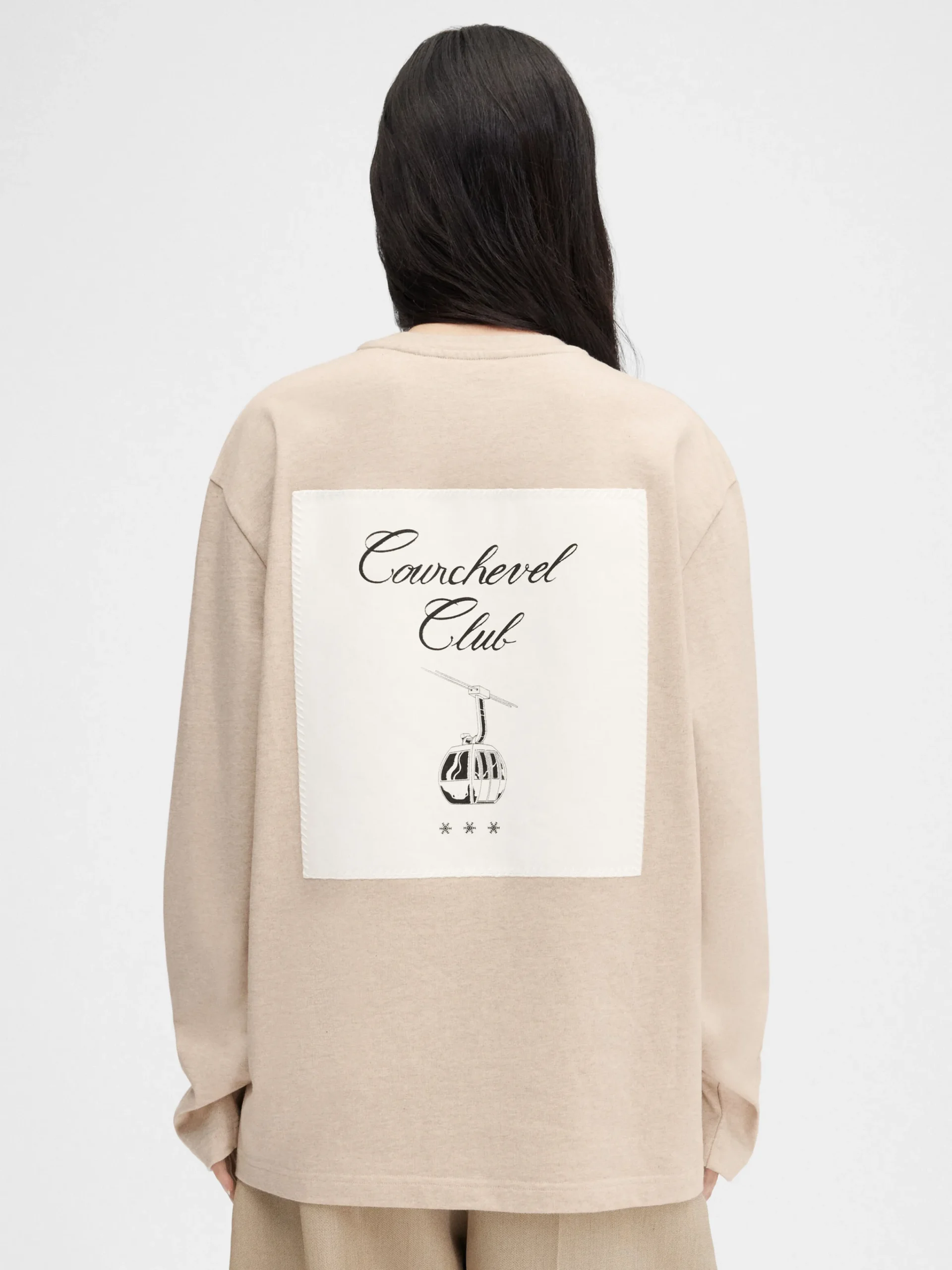 Discount Jacquemus Het Courchevel T-shirt CourchevelAdressWhite