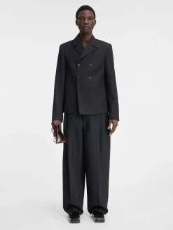 Sale Jacquemus Het Cuadrada jasje Black