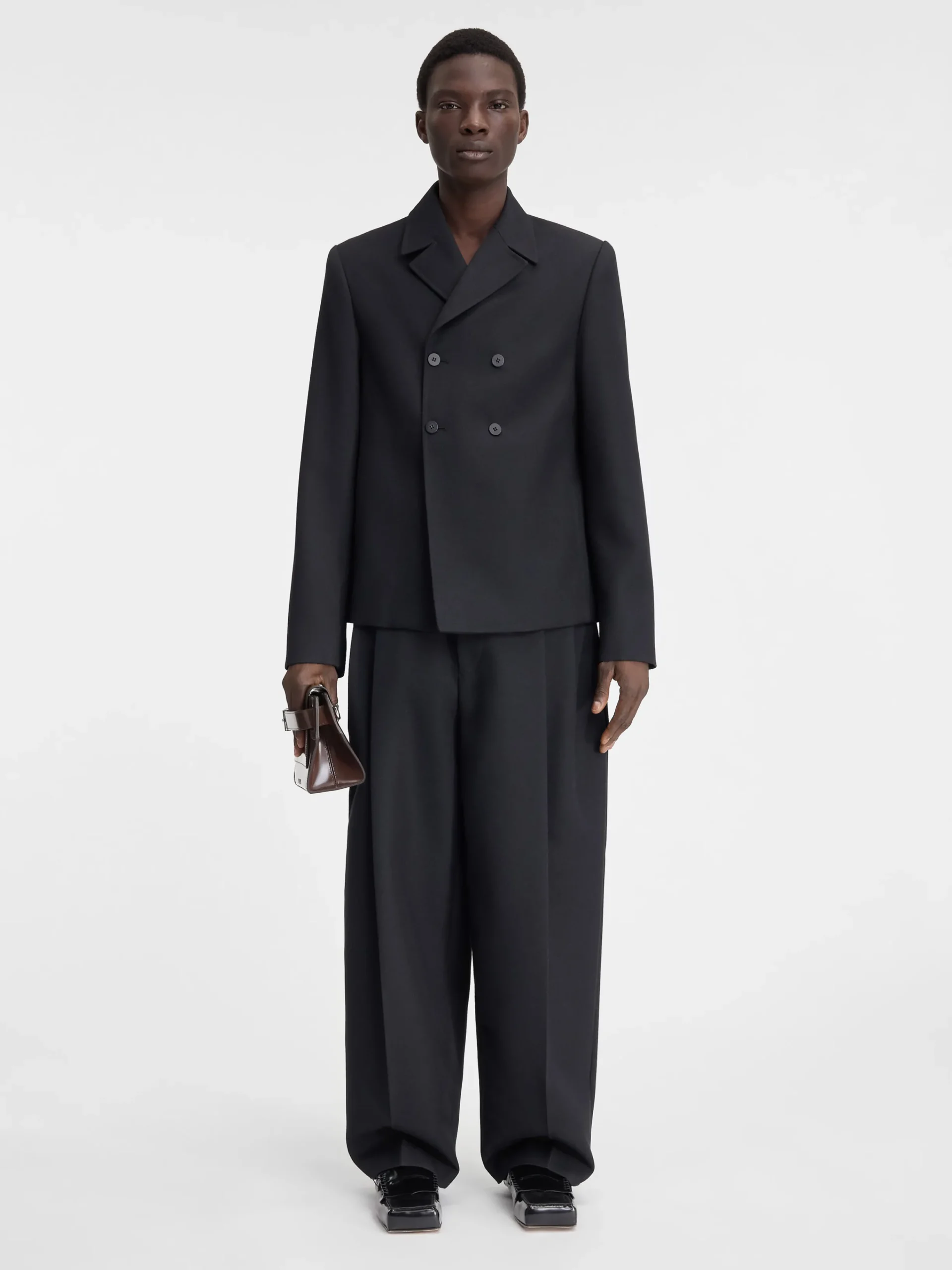 Sale Jacquemus Het Cuadrada jasje Black