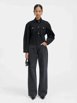 Hot Jacquemus Het de-Nîmes denim jack Black
