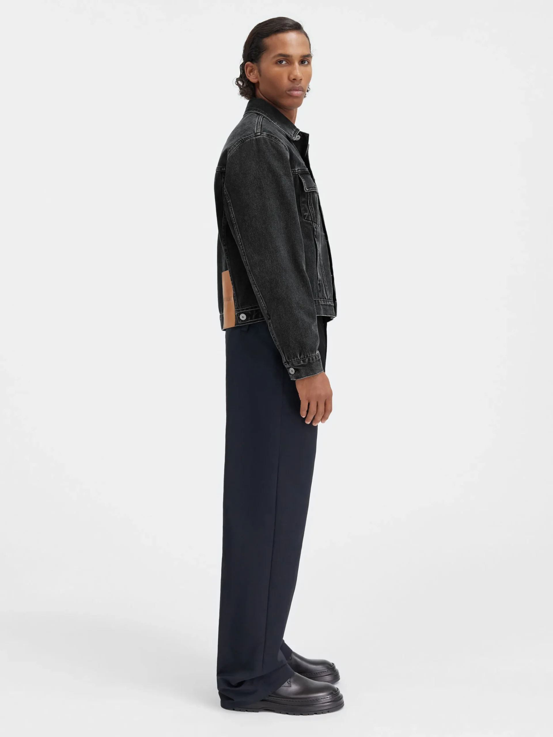 Outlet Jacquemus Het de-Nîmes denim jack Black